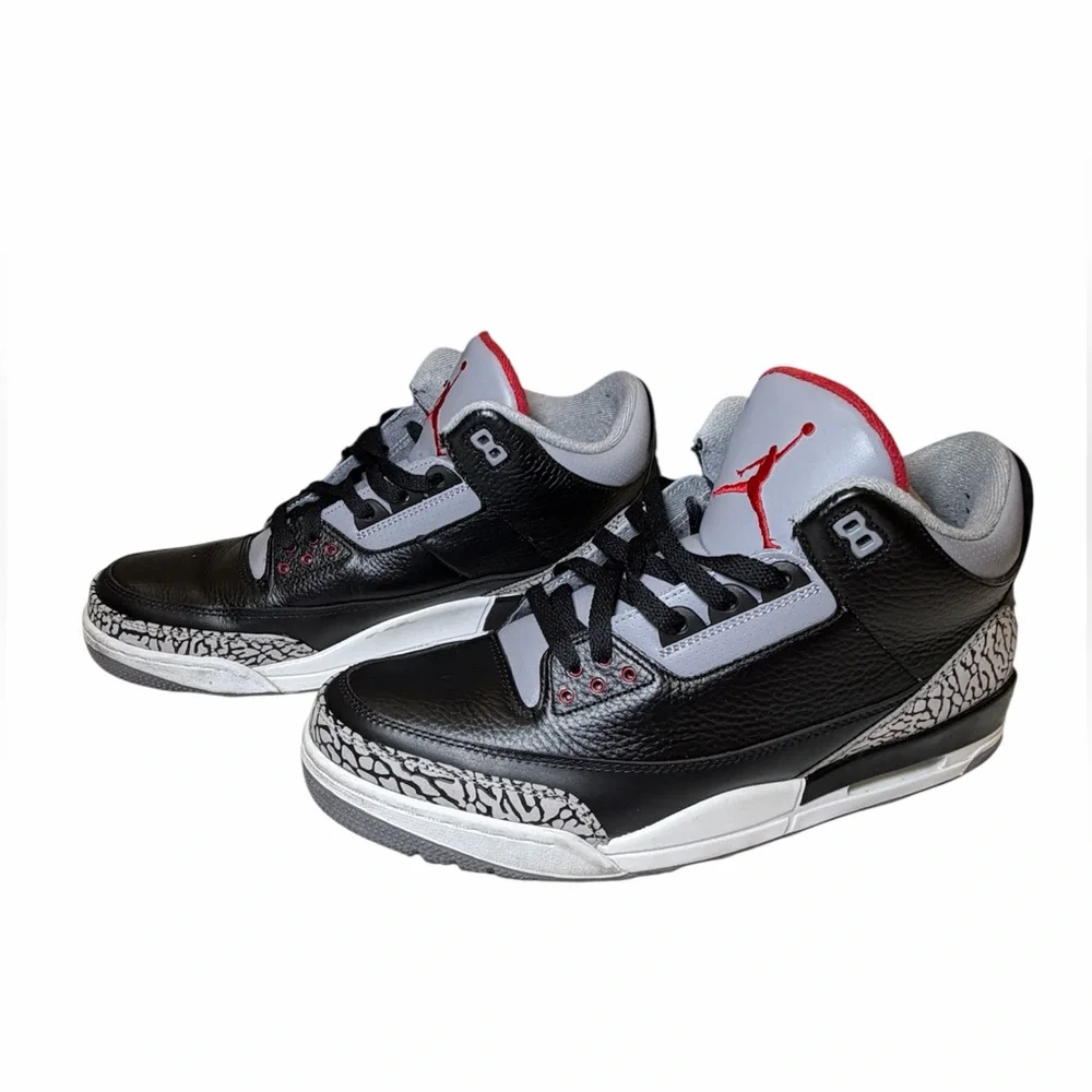 Nike Air Jordan 3 Retro OG Black Cement sneakers size 13 men